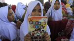 Ribuan Siswa SD dan SMP Ramaikan Rampak Buku di Bandung