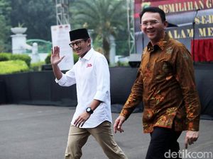 Doakan Ahok yang Terbaik, Sandiaga: Dia Mitra di Pilgub DKI
