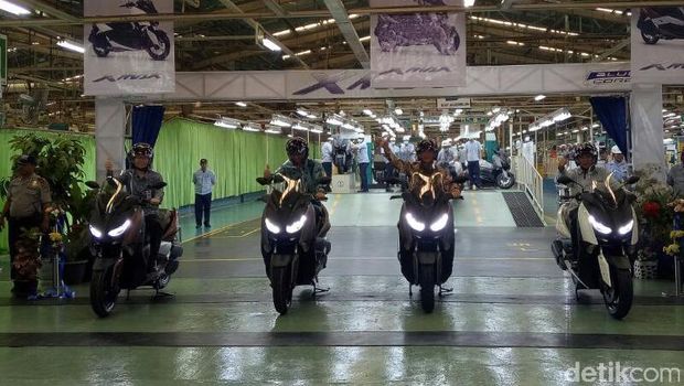 Motor XMAX <I>Made in</i> Pulogadung Mulai Dikirim ke Eropa