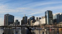 Darling Harbour paling asyik dikunjungi sore hari karena matahari condong ke barat. Destinasi di kawasan ini sangat lengkap (Fitraya/detikTravel)