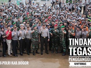 Cegah Massa ke Jakarta, Polres Bogor Jaga Tol dan Perbatasan