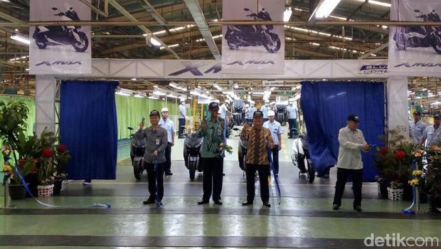 Motor XMAX <I>Made in</i> Pulogadung Mulai Dikirim ke Eropa