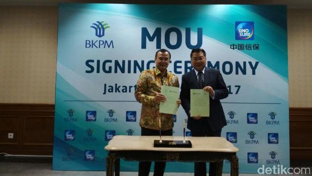 BKPM MoU dengan BUMN China, Sinosure