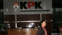 Diah Anggraeni memenuhi panggilan KPK untuk diperiksa sebagai saksi kasus dugaan korupsi e-KTP, Selasa (18/4/2017).
