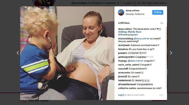 Cerita Atlet Renang AS yang Tetap Berlatih saat Hamil 6 Bulan