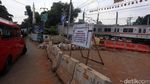 Perlintasan Kereta Api Bintaro Permai Ditutup