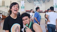 Nabila juga ternyata lebih suka dunia olahraga dibandingkan dunia hiburan yang dilakoni ayahnya itu. (Dok. Instagram/nabilasudiro)
