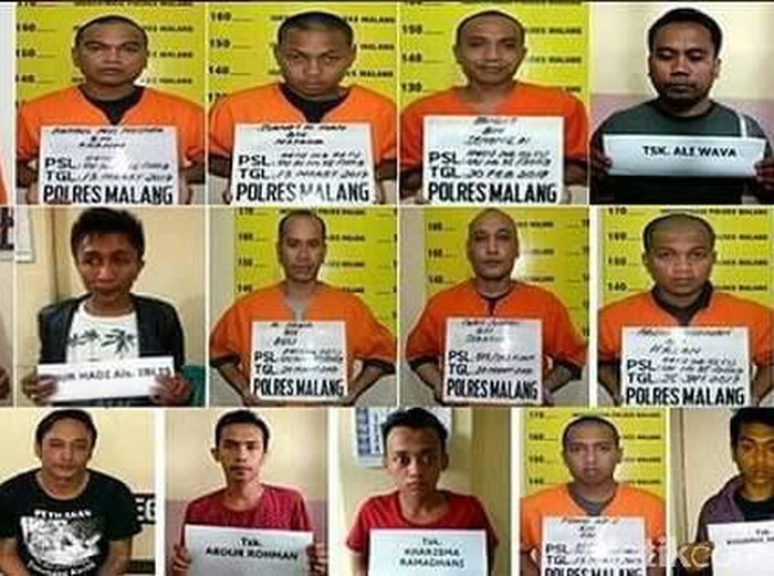 Lebih 24 Jam, Empat dari 17 Tahanan Polres Malang Kabur Tertangkap
