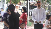 Mereka sama-sama mencoblos di TPS 024 Pondok Pinang, Jakarta Selatan.  Foto: Ismail/ detikHOT