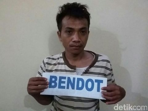 Salah satu tahanan Polres Malang yang kabur