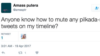 Ada juga yang sudah muak dan ingin menghapus setiap konten tentang Pilkada. Foto: istimewa