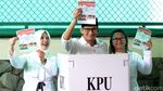 Begini Aksi Anak-anak Cagub-Cawagub di Pilgub DKI
