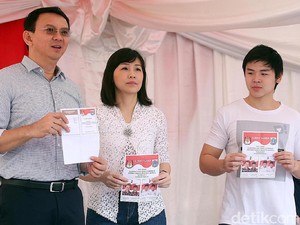 Foto: Gaya Veronica Tan Berkebaya di Pilkada DKI Putaran 2