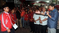 Ketua Umum Taruna Merah Putih Maruarar Sirait memberikan sambutan dan pembekalan kepada pengurus dan anggota Taruna Merah Putih. (Foto: dok. Taruna Merah Putih)