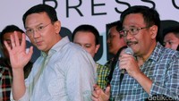 Kabar mengejutkan Ahok bakal ke PDIP disampaikan Djarot Saiful Hidayat yang pernah mendampingi Ahok memimpin DKI. Foto: Agung Pambudhy