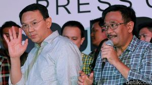 Berwajah Lesu, Ahok-Djarot Ucapkan Selamat ke Anies-Sandi