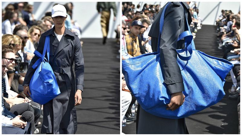 tas balenciaga mirip kantong belanja ikea