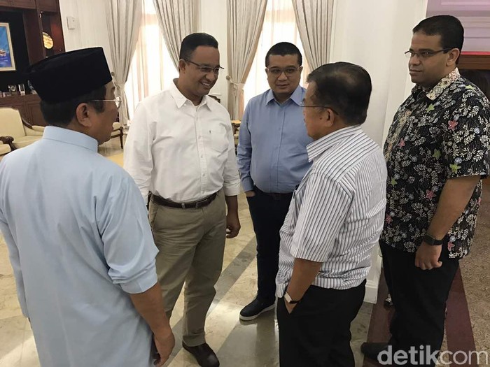 Gerindra: Anies Minta Wejangan Soal Jakarta dari Pak JK