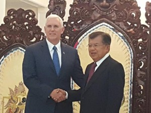 JK Banggakan Pilkada DKI yang Berjalan Aman ke Mike Pence