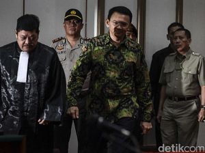 Usai Jalani Sidang Tuntutan, Ahok Kembali ke Balai Kota