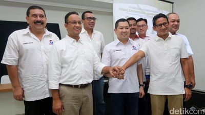 Anies-Sandi Hadiri Syukuran di Perindo