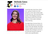 Wanita Paling Berkuasa di Facebook Sanjung Melinda Gates