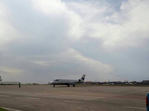 Penampakan pesawat jet milik Novanto