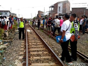Seorang Ibu dan 2 Keponakan Tewas Tertabrak KA di Semarang