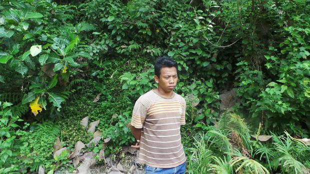 Sukadi, anak pak Tukimin dan lokasi penemuan S-17