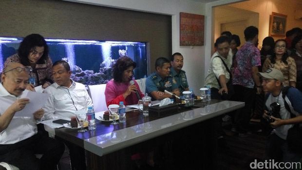  Jumpa pers soal kapal asing diduga mencuri kerangka kapal Seven Skies di Anambas, Kepulauan Riau
