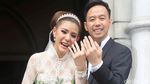 Cantiknya Olga Lidya dalam Gaun Pernikahan
