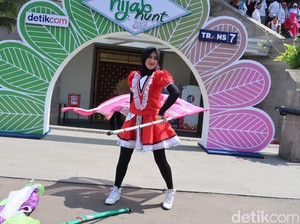Aksi Hijabers Cantik Tampilkan Marching Band di Audisi Sunsilk Hijab Hunt