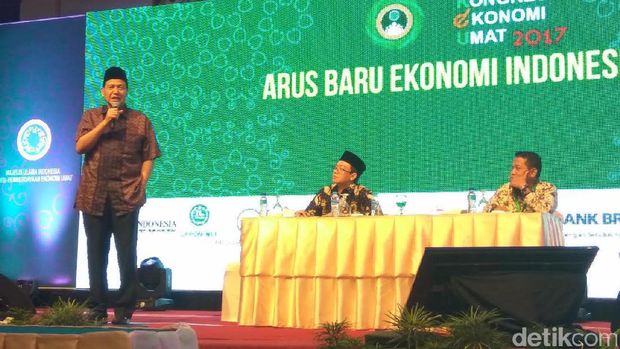 Chairul Tanjung jadi pembicara di acara Kongres Ekonomi Umat (KEU) 2017.