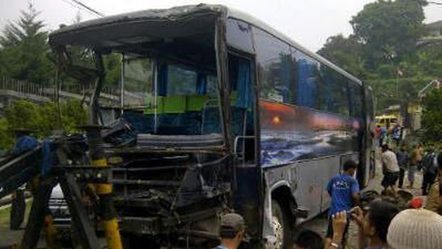Deretan Kejadian Rem Bus Blong di Puncak yang Berujung Kematian