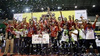 Putra Jakarta Pertamina Energi menjadi juara Proliga 2017.