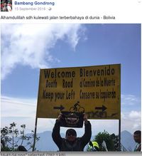 Bambang Gondrong, Hobi Turing Moge Lintasi Jalan Berbahaya Dunia