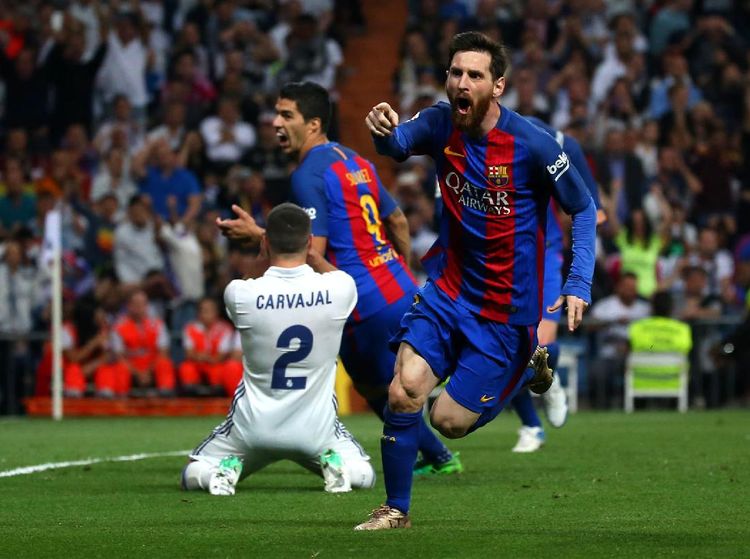 Barca Hajar Madrid 3-2 di Bernabeu