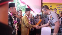 Peringatan Hari Otonomi Daerah (Otoda) ke XXI Tahun 2017 ini bertema Dengan semangat otonomi daerah kita tingkatkan kinerja pelayanan publik melalui E-Government. Suparno/detikcom.
