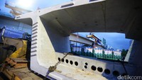 Total keseluruhan terdapat 295 box girder di ramp 1 dan ramp 2 yang akan dipasang. Diperkirakan, pengerjaan konstruksi akan rampung pada 6 Mei 2017 mendatang.