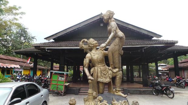 Pendopo joglo di Taman Sriwedari (Wahyu/detikTravel)