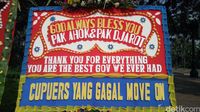 Karangan bunga untuk Ahok di Balai Kota / 