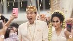 Ekspresi Bahagia Tarra Budiman di Momen Pernikahannya