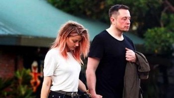 Akan tetapi hubungan mereka tak berlangsung lama meski sempat digosipkan akan menikah. Foto: Dok. Instagram/amberheard_1