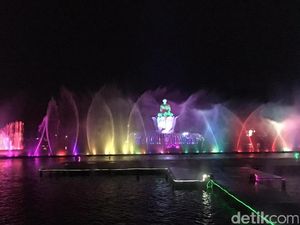 Saksikan Air Mancur di Taman Sri Baduga Purwakarta Tak Lagi Gratis