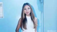 Nadia pun mengaku kulitnya gampang menjadi coklat jika terpapar sinar matahari. Pool/Noel/detikFoto.