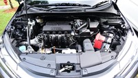 City dibekali mesin 1.5 L SOHC i-VTEC yang menghasilkan tenaga maksimum sebesar 118 daya kuda pada RPM 6600 dan torsi maksimum 14.8 kg.m pada rpm 4.600 rpm yang diklaim terbesar di kelasnya. Foto: Dok. PT Honda Prospect Motor