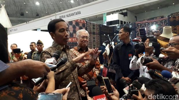 Presiden Jokowi di Inacraft 2017