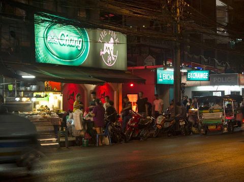 Pasar ini dikenal juga sebagai Red Light Distric Bangkok (Randy/detikTravel)