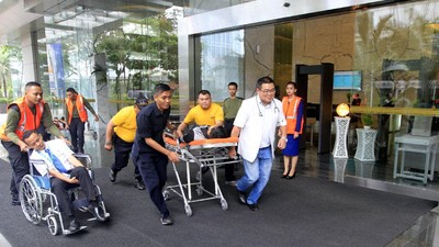 Simulasi Bencana Kebakaran di SCBD