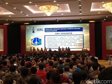  Presiden Jokowi membuka Musrenbang 2017 di Bidakara, Pancoran, Jakarta, Rabu (26/4/2017)